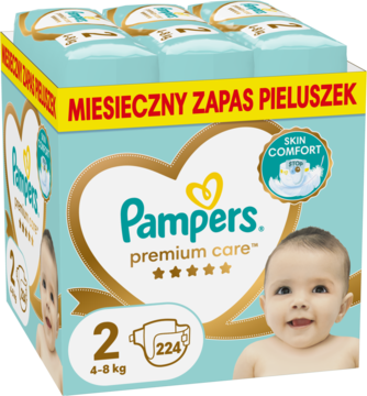 PAMPERS Premium Care ,pieluchy, 4-8kg, rozmiar 2;,kompozycja-2