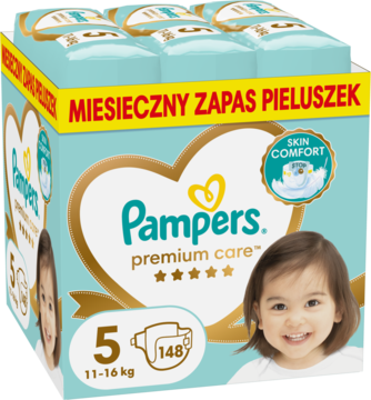 PAMPERS Premium Care ,pieluchy, 11-16kg, rozmiar 5;,kompozycja-2