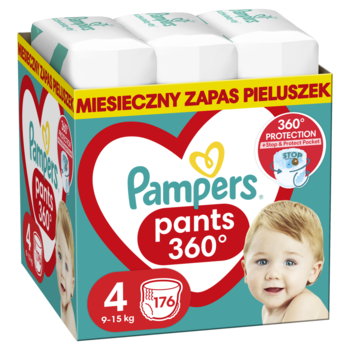 PAMPERS Pants ,pieluchomajtki, rozm.4, 9-15kg,kompozycja-2