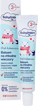 BABYDREAM ,balsam na chłodne wieczory od 3. miesiąca życia,kompozycja-2
