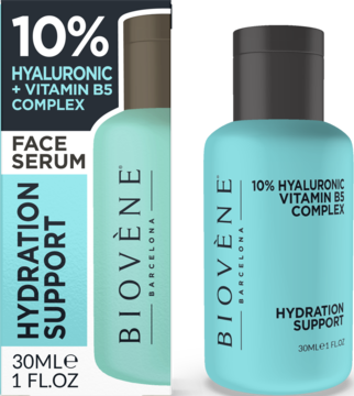 BIOVENE BARCELONA Hydration Support ,serum do twarzy, z 10% kwasem hialuronowym,kompozycja-2