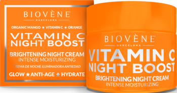 BIOVENE BARCELONA Vitamin C ,krem do twarzy, nawilżający, na noc,kompozycja-2