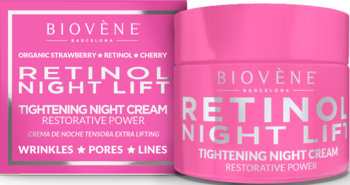 BIOVENE BARCELONA Retinol ,krem do twarzy, napinająco-nawilżający, na noc,kompozycja-2