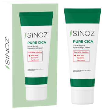 SINOZ Pure Cica ,krem do twarzy, naprawczy, z wąkrotką azjatycką,kompozycja-2