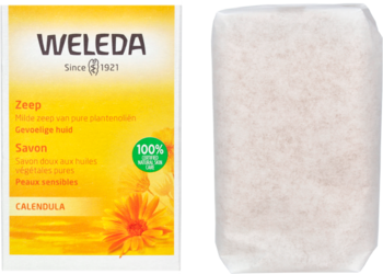 WELEDA ,mydło w kostce, z nagietkiem,kompozycja-2