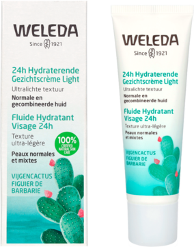 WELEDA ,krem-fluid do twarzy, nawilżający 24h, z opuncją,kompozycja-2