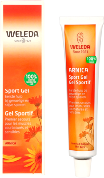 WELEDA ,żel sportowy, z arniką,kompozycja-2