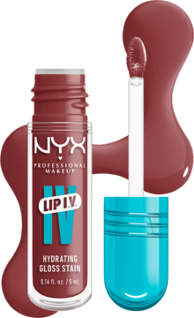 NYX PROFESSIONAL MAKEUP Lip I.V. Hydrating Gloss,błyszczyk do ust, nr 02 Hydra-Honey,kompozycja-2