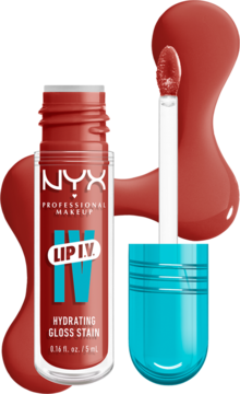 NYX PROFESSIONAL MAKEUP Lip I.V. Hydrating Gloss,błyszczyk do ust, nr 12 Burst That Tang!,kompozycja-2