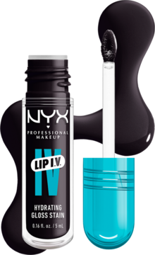 NYX PROFESSIONAL MAKEUP Lip I.V. Hydrating Gloss,błyszczyk do ust, nr 16 Grape Gushin',kompozycja-2