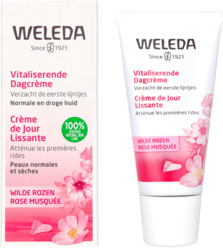 WELEDA ,krem do twarzy, wygładzający, na dzień, z dziką różą,kompozycja-2