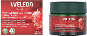 WELEDA ,krem do twarzy, ujędrniający, na noc, z granatem i macą,kompozycja-2