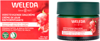 WELEDA ,krem do twarzy, ujędrniający, na dzień, z granatem i macą,kompozycja-2