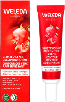 WELEDA ,krem pod oczy, ujędrniający, z owocem granatu i macą,kompozycja-2