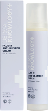 DERMAKNOWLOGY Face 51 ,krem-żel do twarzy,  przeciw niedoskonałościom,kompozycja-2
