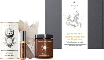 WITH LOVE ,zestaw aromaterapeutyczny dla zodiakalnego Koziorożca,kompozycja-2