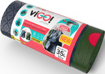 VIGO! Magic ,worki na śmieci z elastyczną taśmą, 35L, zapachowe,kompozycja-2