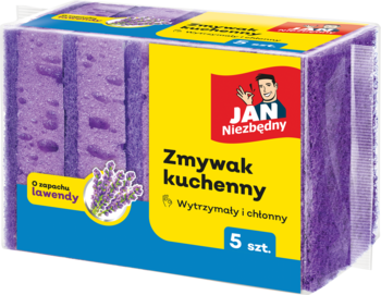 JAN NIEZBĘDNY ,zmywak kuchenny, o zapachu lawendy,,kompozycja-2
