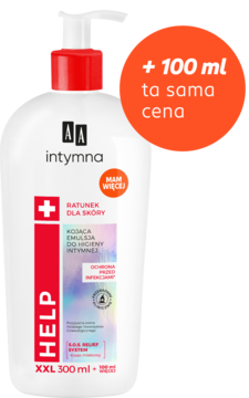 AA Intymna Help,emulsja do higieny intymnej, kojąca, ochrona przed infekcjami,kompozycja-2