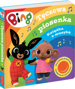 HARPERCOLLINS HARPERKIDS Bing ,tęczowa piosenka, książka z muzyką,kompozycja-2