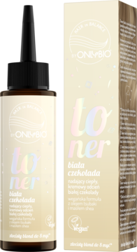 HAIR IN BALANCE BY ONLYBIO ,toner do włosów, Biała Czekolada,kompozycja-2