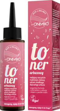 HAIR IN BALANCE BY ONLYBIO ,toner do włosów, Arbuzowy,kompozycja-2