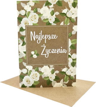 INCOOD ,kartka okolicznościowa z napisem, różne rodzaje,kompozycja-2