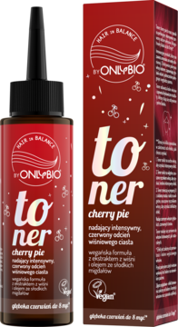 HAIR IN BALANCE BY ONLYBIO ,toner do włosów, Cherry Pie,kompozycja-2