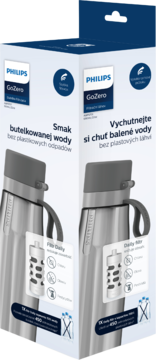 PHILIPS GoZero Daily,butelka filtrująca, 660 ml, szara,kompozycja-2