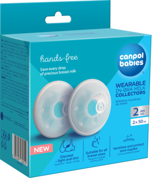CANPOL BABIES Hands-free ,kolektory muszlowe do mleka,kompozycja-2