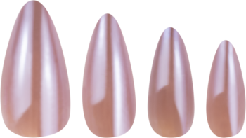 KILLYS Make Your Nails! ,sztuczne paznokcie, kształt migdałek, Metallic light,kompozycja-2