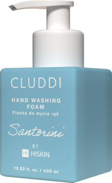 CLUDDI BY HISKIN ,mydło w piance do rąk, Santorini,kompozycja-2