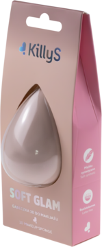 KILLYS Soft Glam ,gąbeczka do makijażu, 3D,kompozycja-2