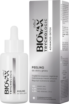 L'BIOTICA BIOVAX Trychologic Advanced Detox,peeling do skóry głowy z kwasami AHA,kompozycja-2