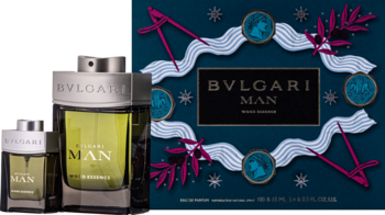 BVLGARI Man Wood Essence,zestaw dla mężczyzn, woda perfumowana 100 ml + woda perfumowana 15 ml,kompozycja-2
