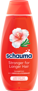 SCHAUMA Stronger for Longer Hair ,szampon do włosów długich, z hibiskusem i rozmarynem,kompozycja-2