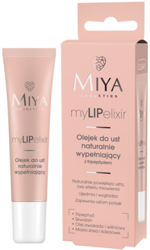 MIYA COSMETICS myLIPelixir ,olejek do ust, wypełniający, Clear,kompozycja-2