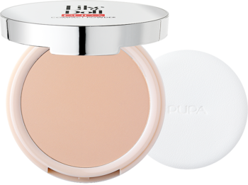 PUPA MILANO Like a Doll ,puder do twarzy, prasowany, nr 005 Golden Honey,kompozycja-2