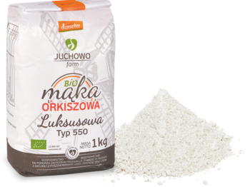 JUCHOWO FARM ,mąka orkiszowa Bio, Luksusowa, typ 550,kompozycja-2