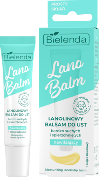 BIELENDA Lano Balm ,balsam do ust, lanolinowy, nawilżający,kompozycja-2