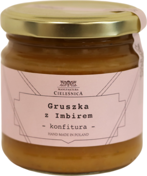 MANUFAKTURA CIELEŚNICA ,konfitura, Gruszka z Imbirem,kompozycja-2