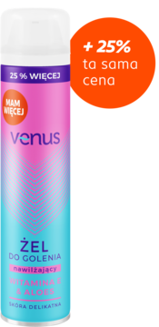 VENUS ,żel do golenia, nawilżający, z witaminą E i aloesem,kompozycja-2