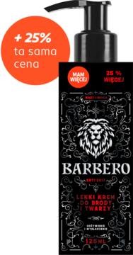 BARBERO ,krem do twarzy i brody, lekki, odżywienie i wygładzenie,kompozycja-2