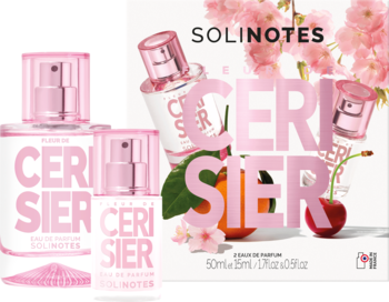 SOLINOTES Cherry Blossom ,zestaw dla kobiet, woda perfumowana 50 ml + woda perfumowana 15 ml,kompozycja-2