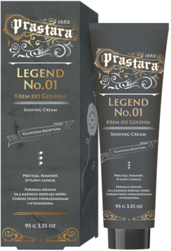 PRASTARA Legend No.01 ,krem do golenia, dla każdego rodzaju skóry,kompozycja-2