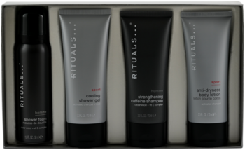 RITUALS... Homme ,zestaw kosmetyków dla mężczyzn S, pianka pod prysznic, chłodzący żel pod prysznic, szampon do włosów, balsam do ciała,kompozycja-2