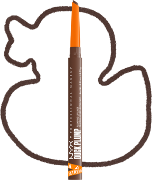 NYX PROFESSIONAL MAKEUP Duck Plump ,konturówka do ust, powiększająca, matowa, nr 10 Syringe Sienna,przód