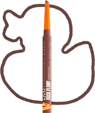 NYX PROFESSIONAL MAKEUP Duck Plump ,konturówka do ust, powiększająca, matowa, nr 06 Nude Flip,przód