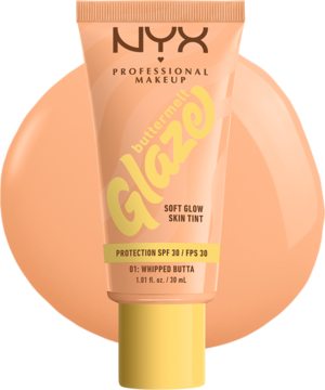 NYX PROFESSIONAL MAKEUP Buttermelt Glaze,tint do twarzy, SPF 30, Whipped Butta,kompozycja-2