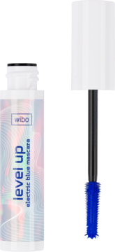 WIBO Level Up ,tusz do rzęs, Electric Blue,kompozycja-2
